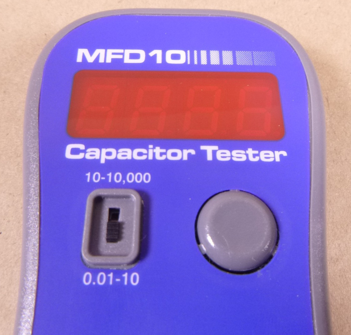 Supco MFD10 Digital Capacitor Meter Capacitance Tester Genuine 0.01-10,000