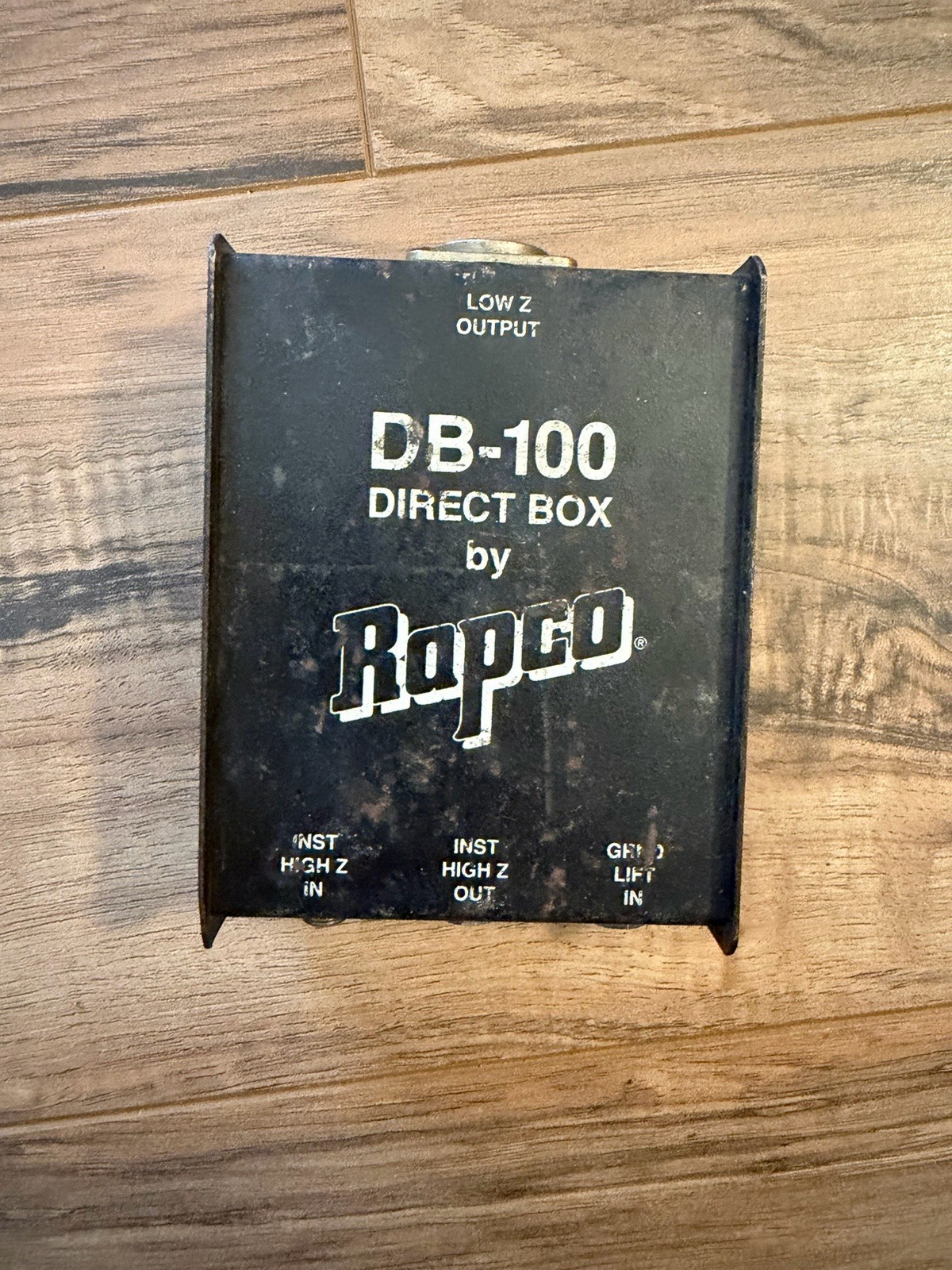Rapco DB-100 Passive Direct Box DI Box XLR 1/4" Audio Interface Untested