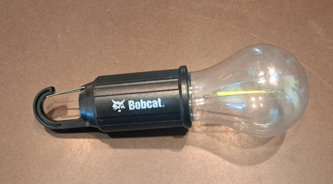 Bobcat rechargeable hanging light bulb work light