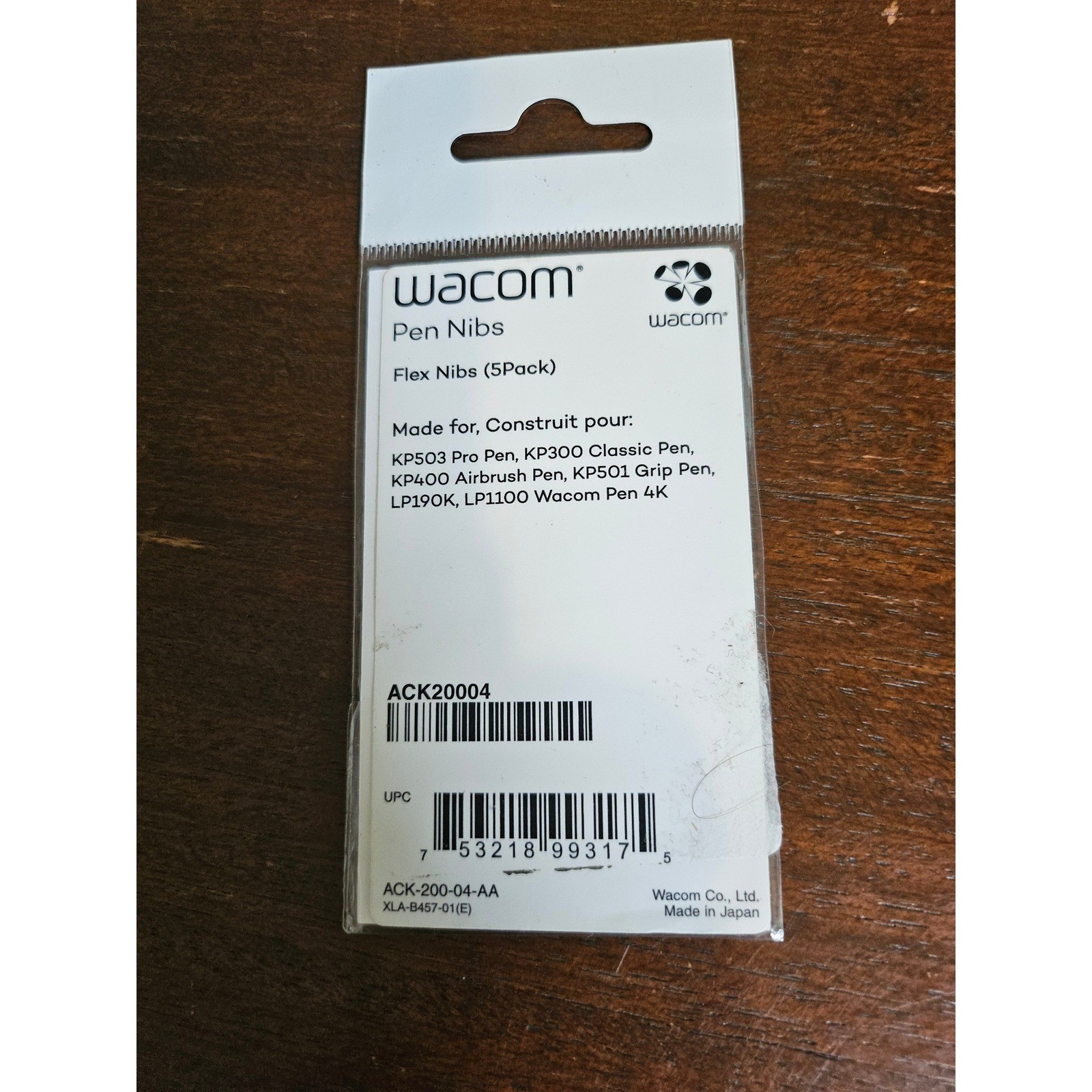 Wacom Pen Nibs Black Flex 5-Pack ACK20004 Replacement Tips
