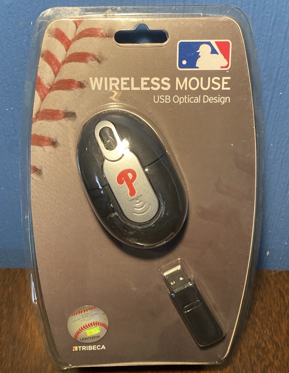 VINTAGE Philadelphia Phillies Optical Computer Mouse - Tribeca MLB USB Mac/PC