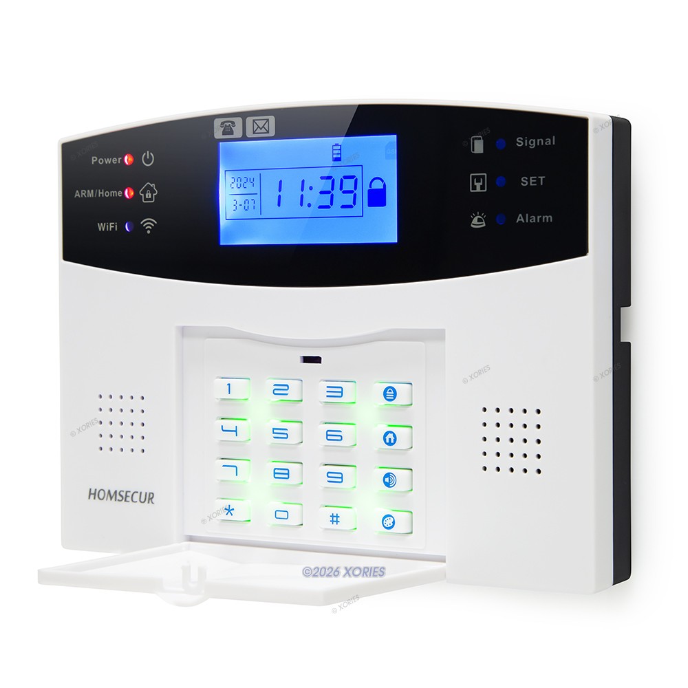 HOMSECUR Wireless &wired WIFI 4G Home Security Alarm System IOS/Android APP