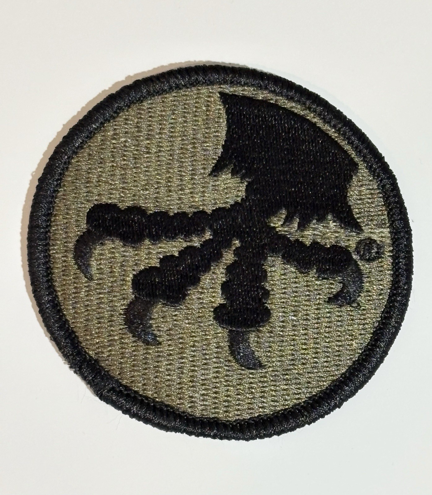 MICROTECH LTD EDITION GREEN/BLACK MORALE PATCH~ NEVER USED! RARE!!!