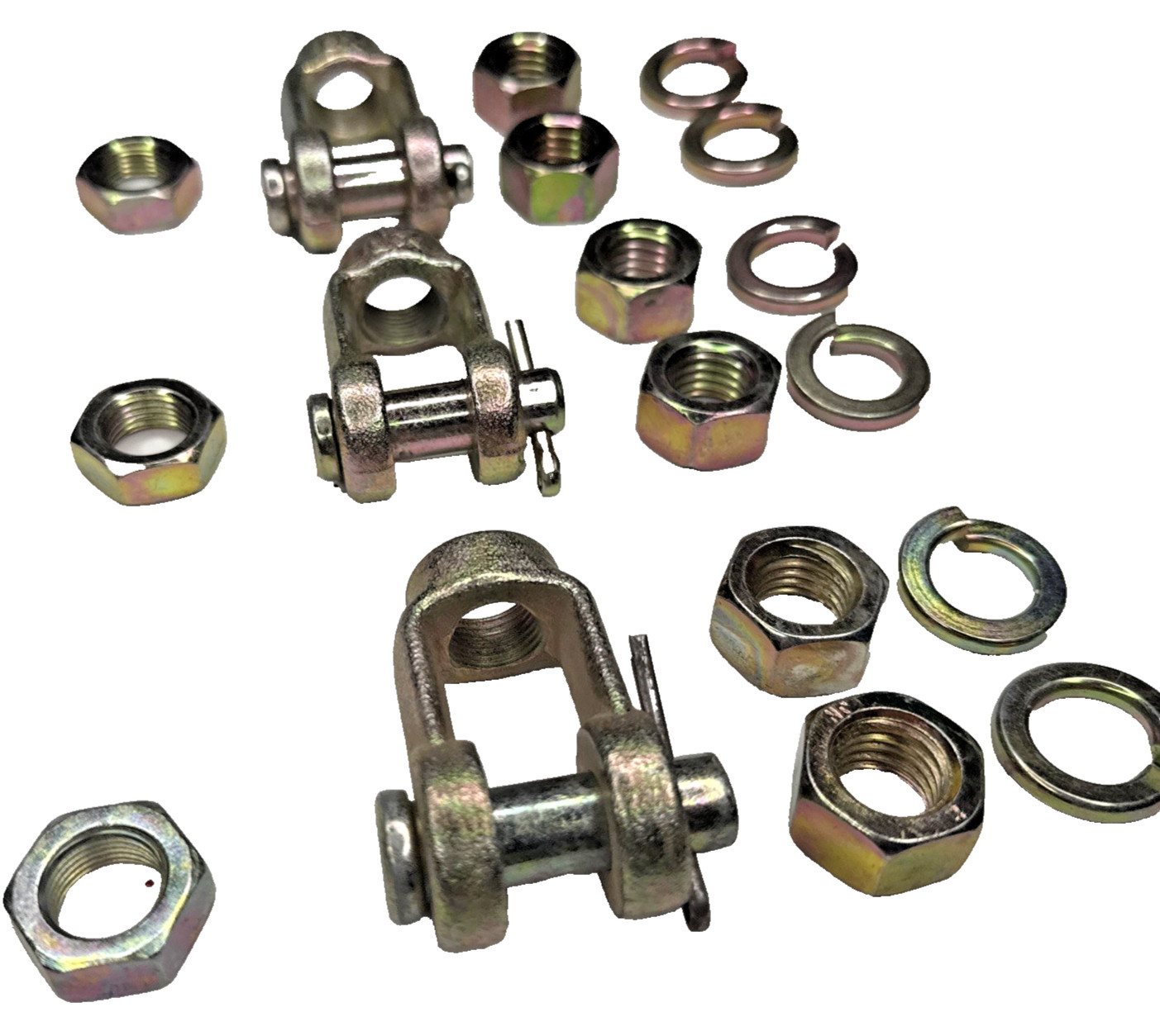 (Lot of 3) 5/8-18 Slack Adjuster Clevis Kits With 1/2" Pins