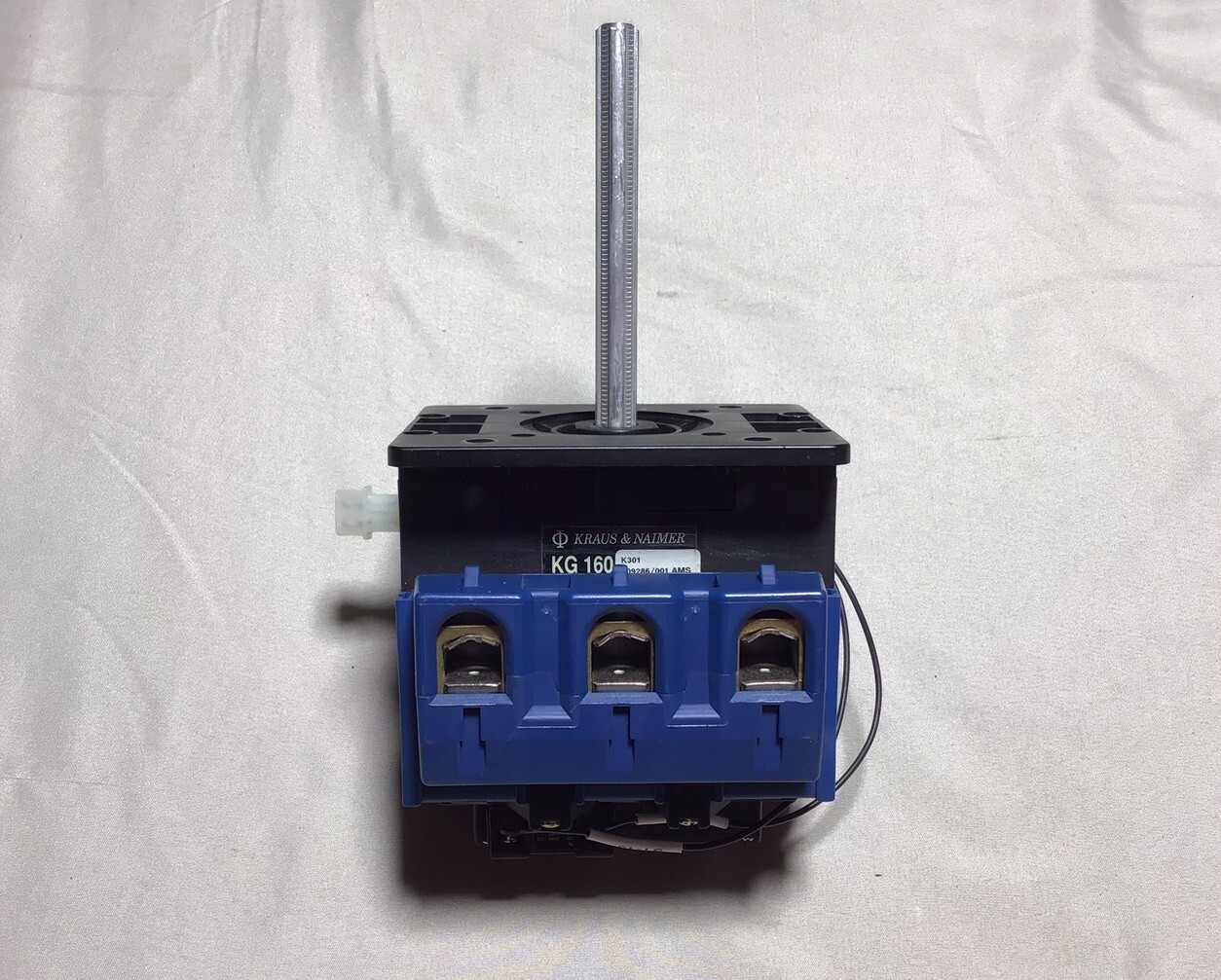 Kraus & Naimer Kg160 Motor Controller Switch 3 pole 200 A 600 VAC USED