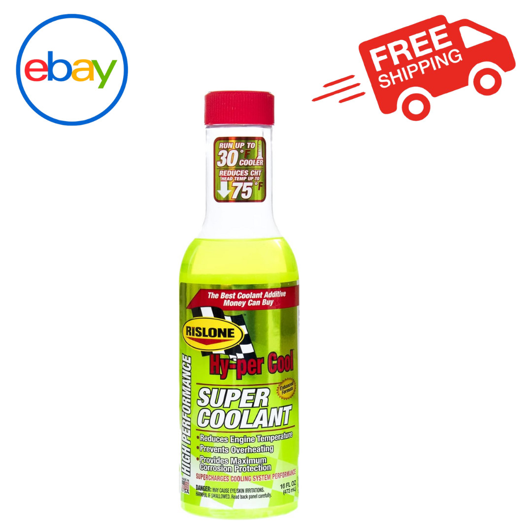 Rislone Hy-per Cool Super Coolant 16 oz High-Performance Engine Cooling Treatmen