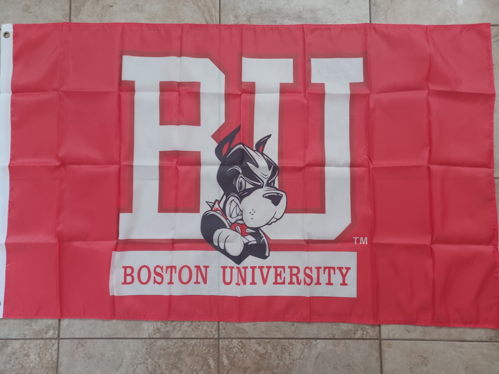 BU Boston University Rhett The Terrier  3x5 Feet Outdoor Flag w/Grommets Banner