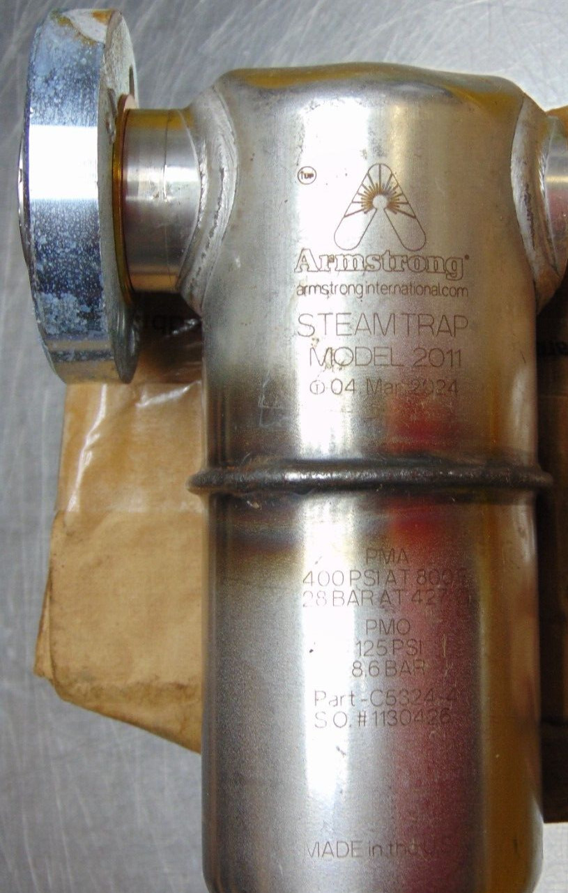 (1) Armstrong C5324-4 2011 1/8 STEAM TRAP MODEL 2011 4000 PSI