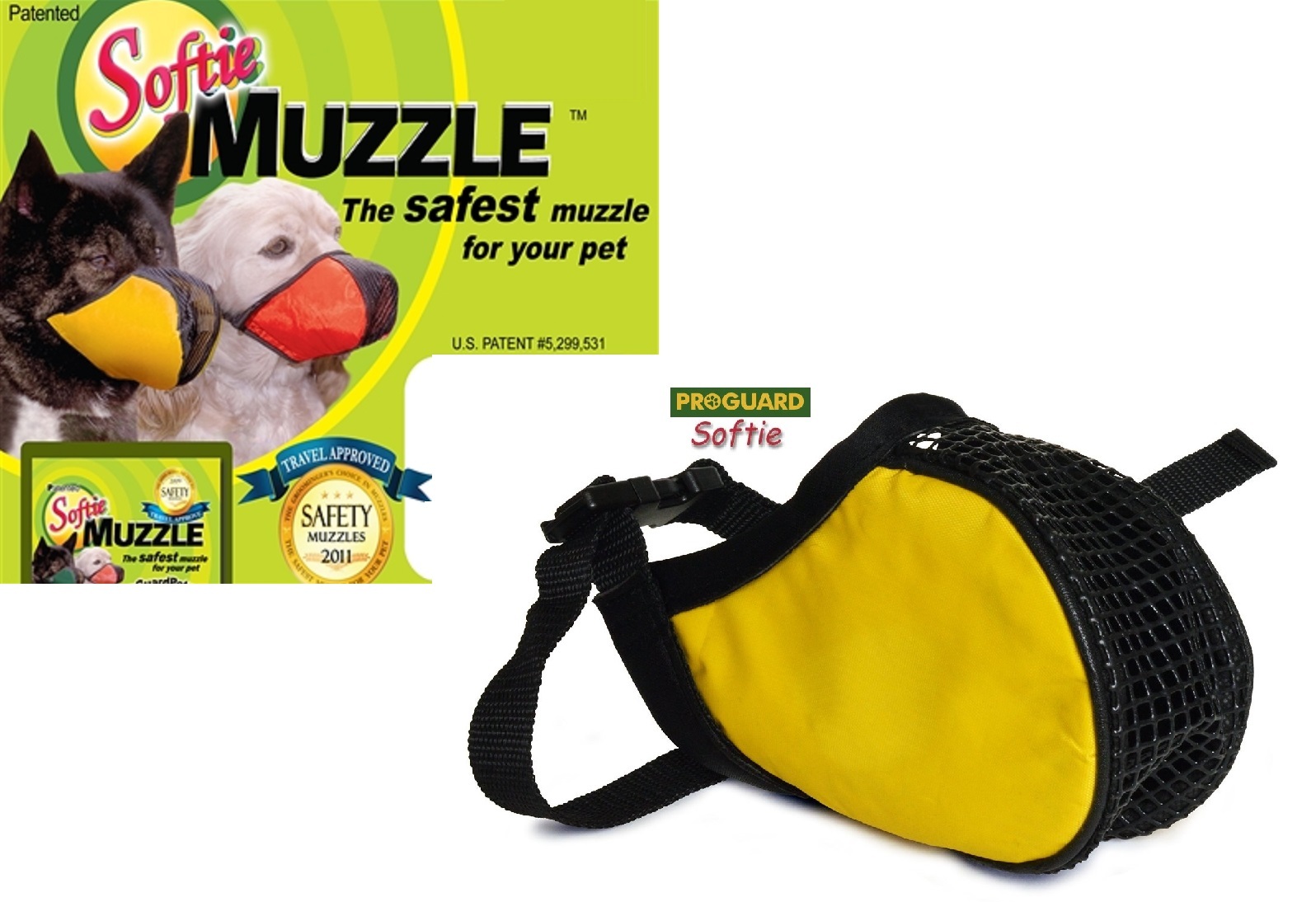 ProGuard SOFTIE DOG MUZZLE Mesh Quick-Fit Adjustable Safer Comfortable*U PICK