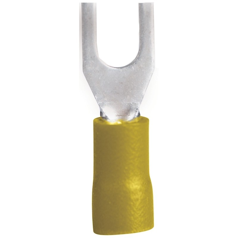 Gardner Bender 20-116 Spade Terminal, 600 V, 12 to 10 AWG Wire, #8 to 10 Stud, Y