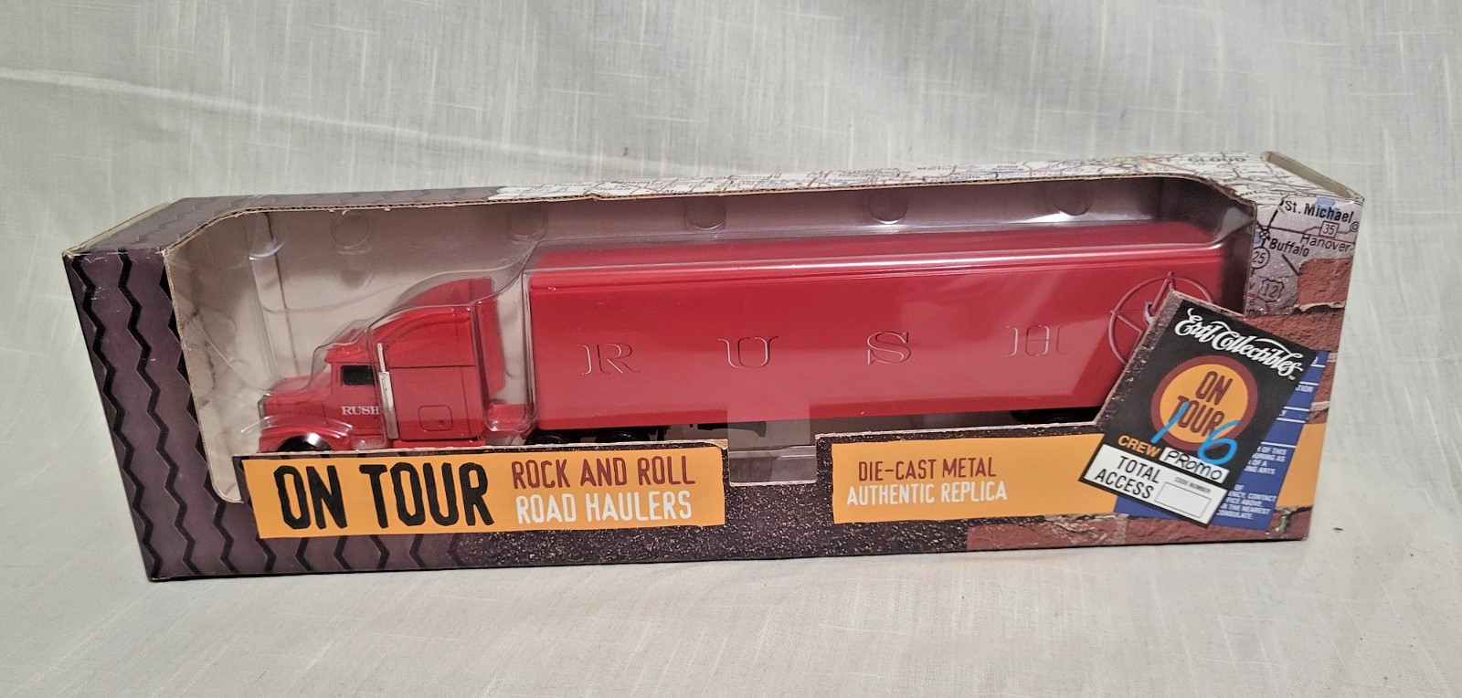 RUSH 1996 On Tour Ertl Semi Truck Neil Peart Geddy Lee Alex Lifeson SEALED NEW#6