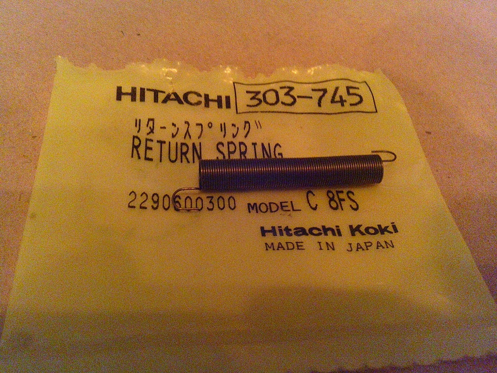 Hitachi Return Spring 303-745