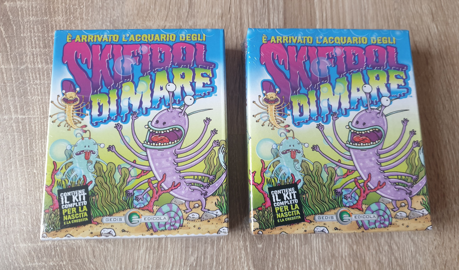 4 X SEALED BLISTER BOXES SEA SKIFIDOL RARE AQUARIUM BIRTH & GROWTH KIT