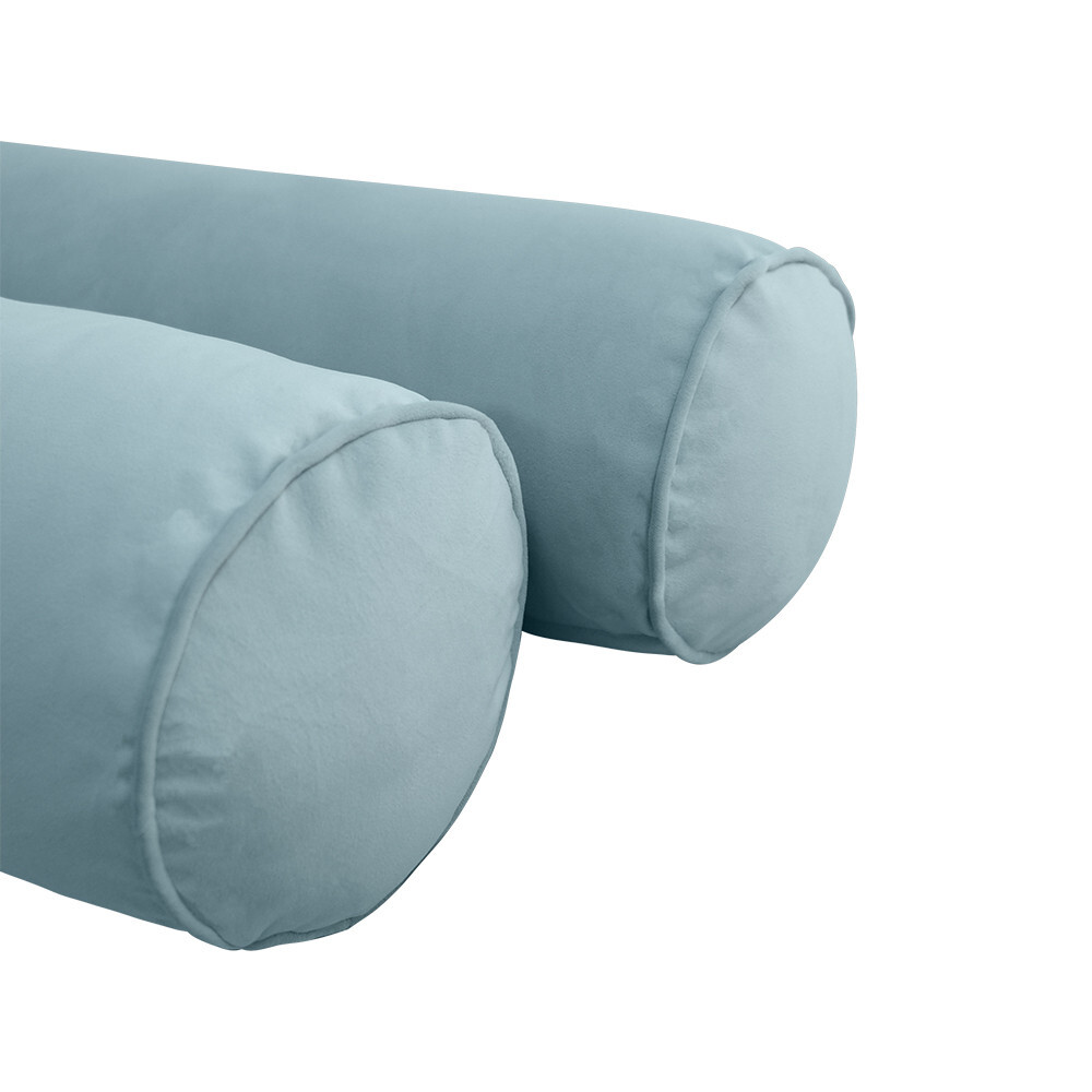 COVER ONLY Model V1 Twin Velvet Same Pipe Indoor Daybed Cushion Bolster - AD355