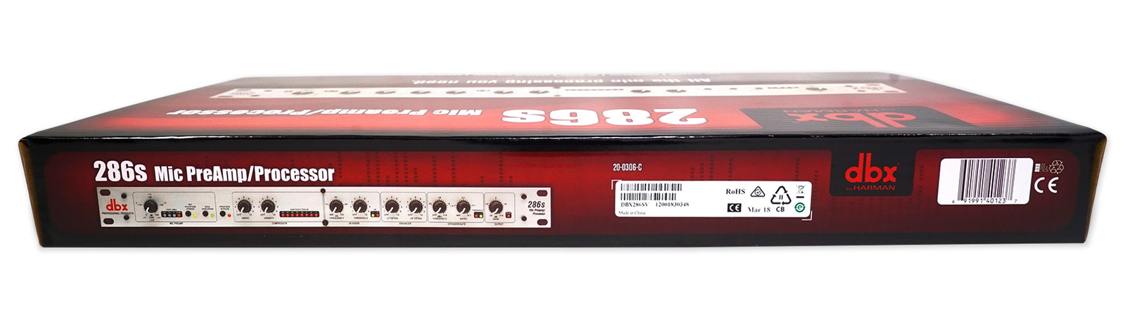 DBX 286S Mic Pre-Amp Processor 286 S Microphone/Instrument Preamp, Phantom Power