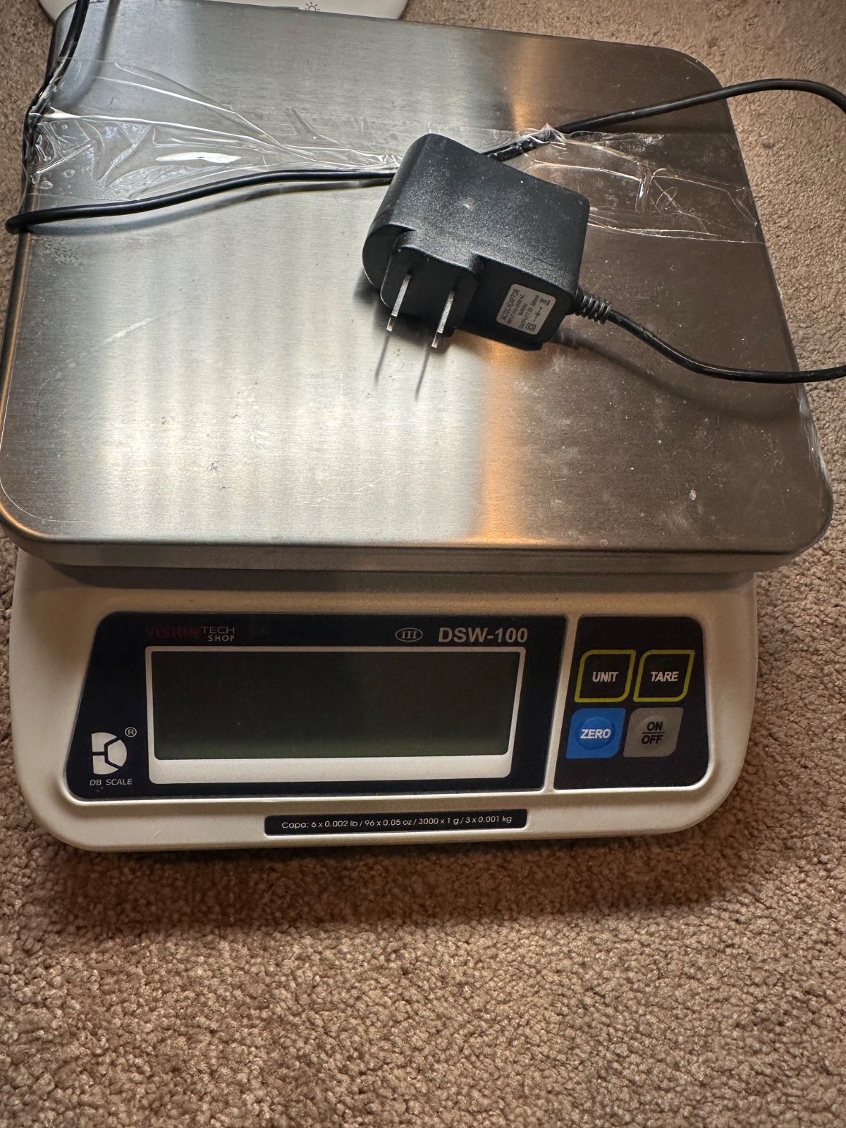 vision techshop dsw100 scale