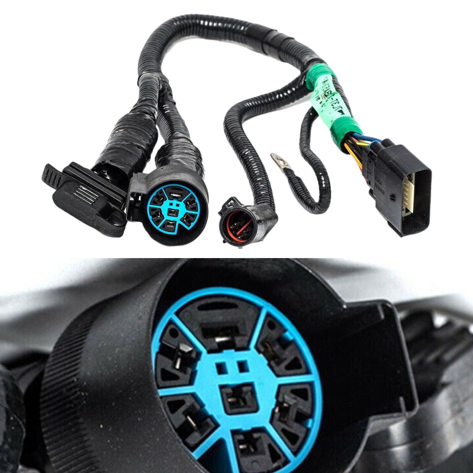 7 Pin Tow Hitch Wiring Harness Assembly For 2005-2008 Ford F-150 5L3Z-13A576-BA