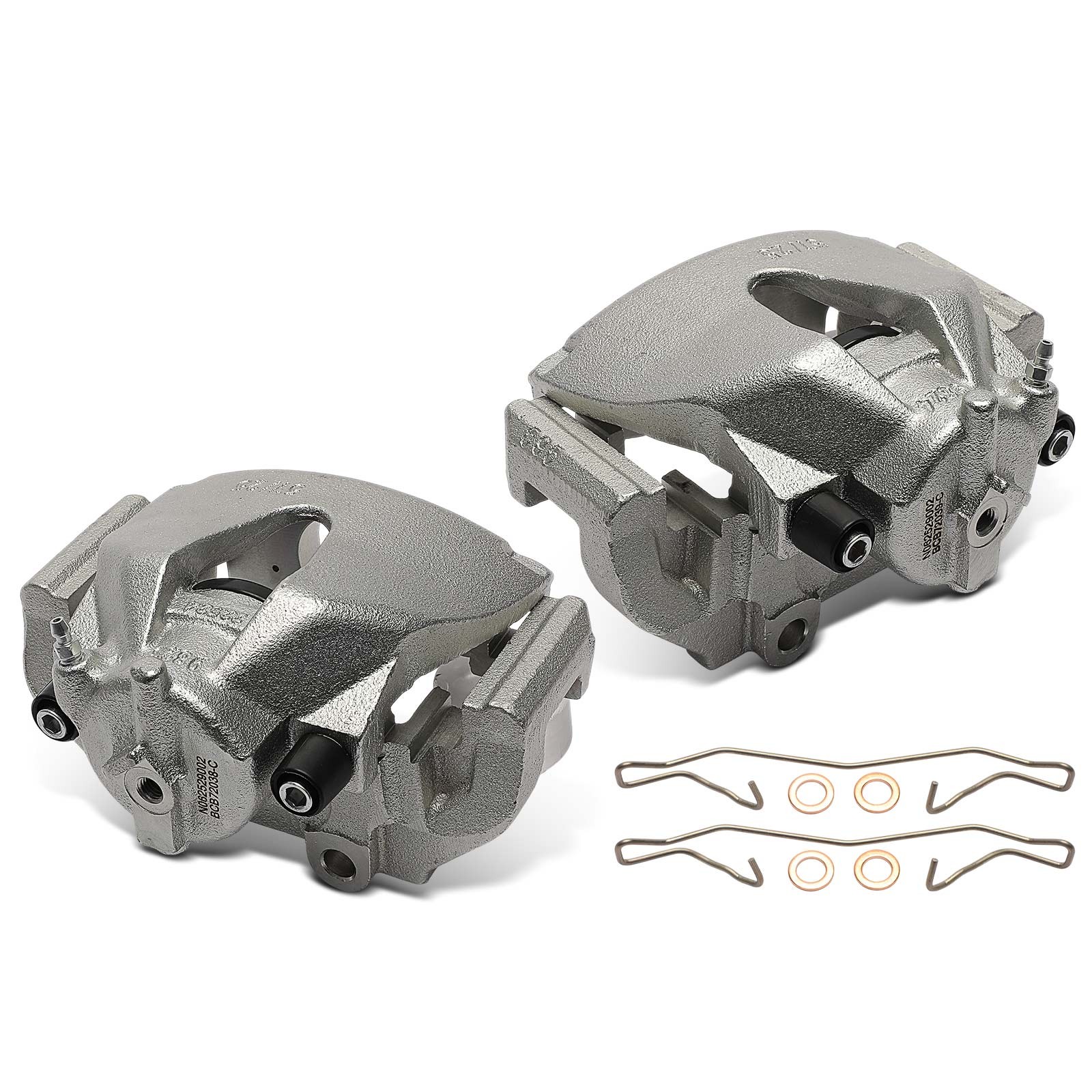 Pair Front Brake Calipers with Bracket for Saab 9-3 1999-2003 9-5 Saturn LS1 LS2