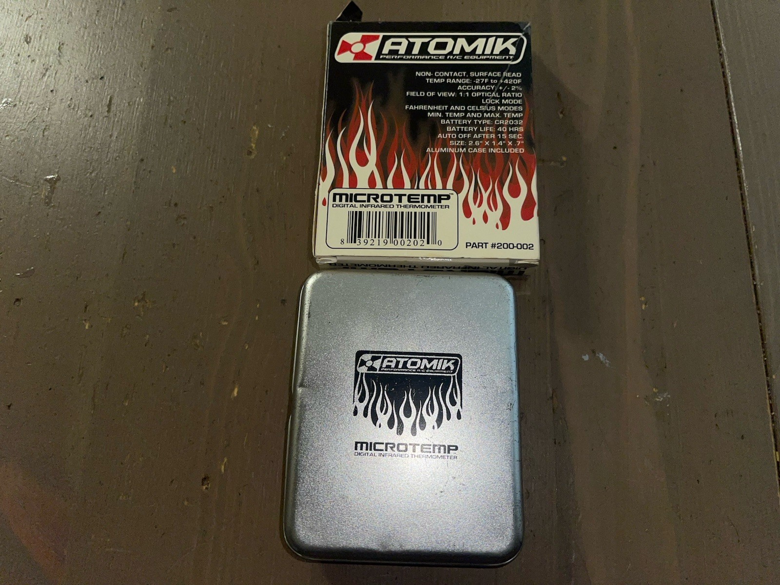 Atomik Thermometer Rc Nitro Temperature Temp Tool Infrared