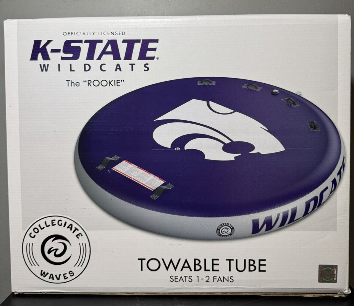 The Rookie 70" Round Tube (Kansas State Wildcats) Towable Tube Seats 1-2 People