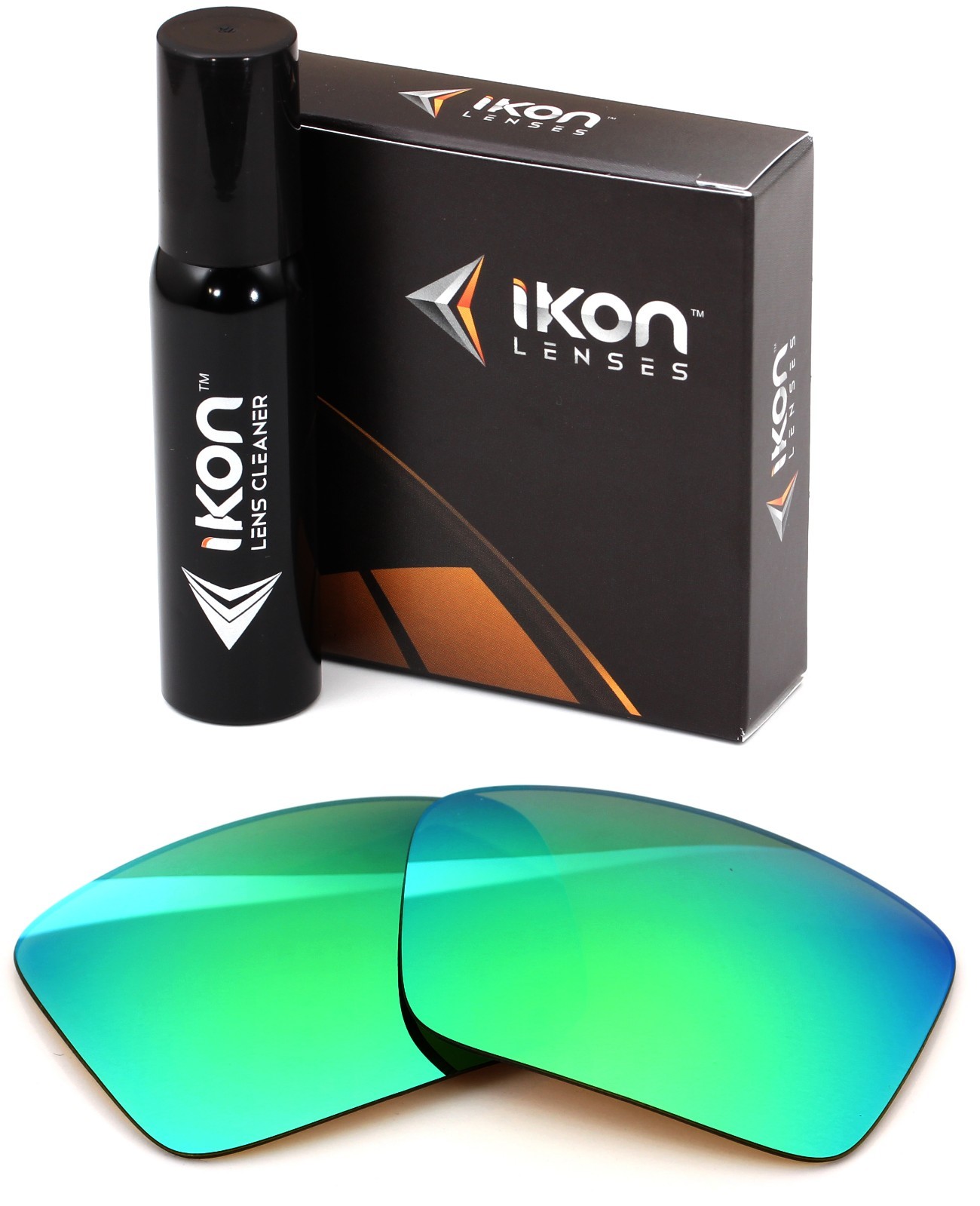 Polarized IKON Replacement Lenses For Dragon The Jam Sunglasses Green Mirror