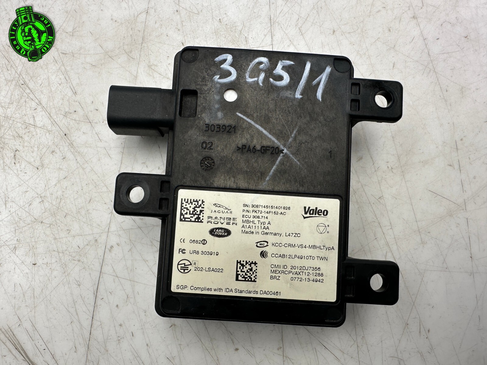 2013-2017 LAND ROVER 14-20 JAGUAR F-TYPE REAR LH / RH BLIND SPOT CONTROL MODULE
