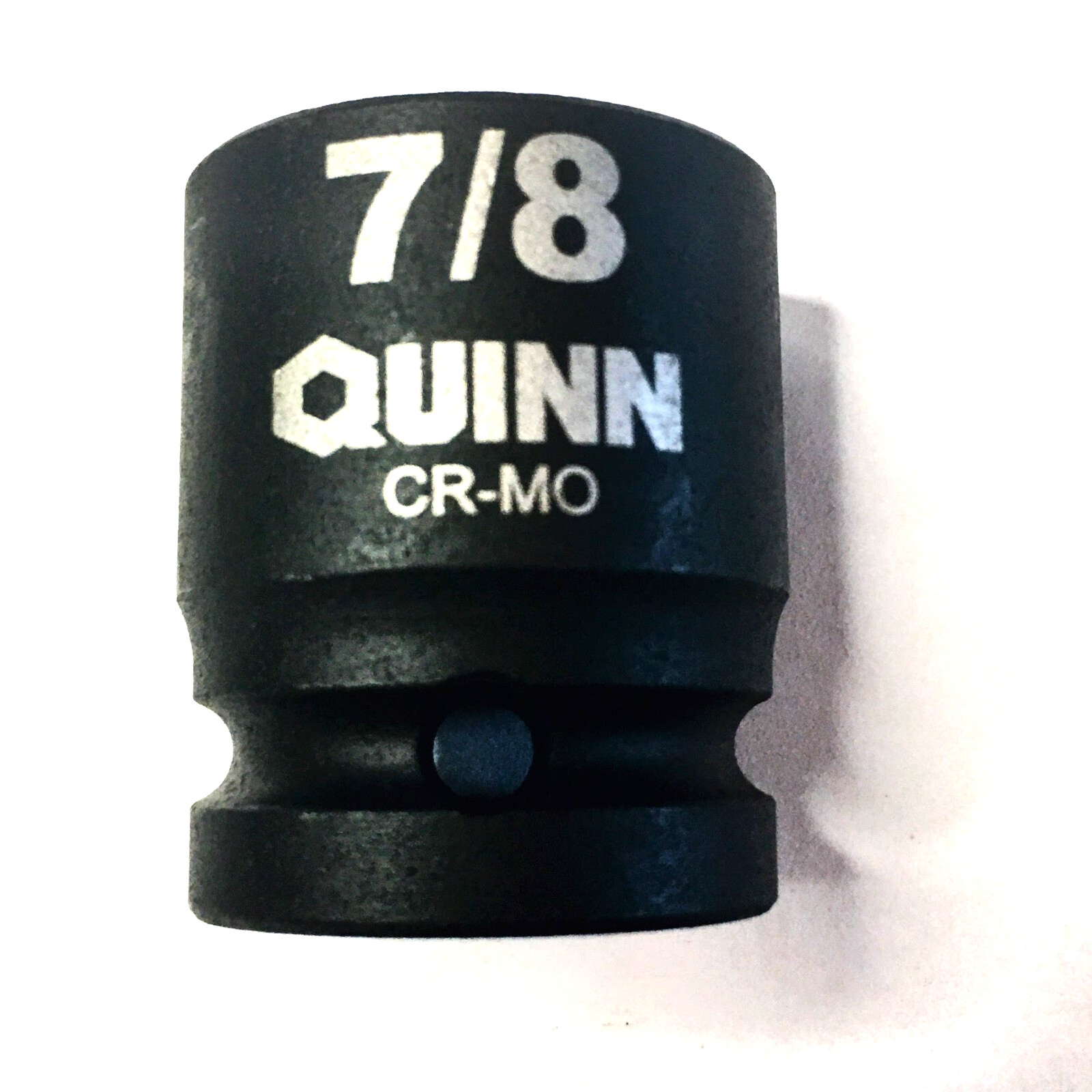 Quinn 7/8" x 1/2"  Dr Standard  Impact Socket 6 Point Free USA Shipping