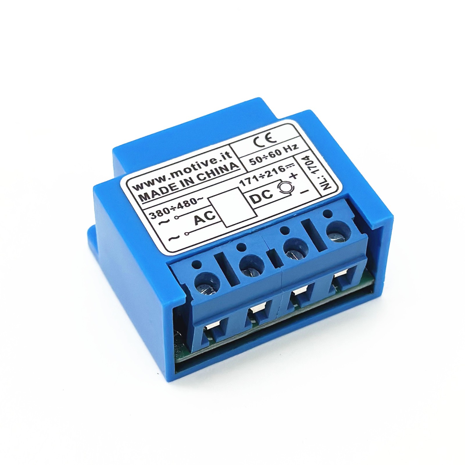 MOTIVE NL:1704 380÷480V~ 171÷216V 50÷60Hz rectifier module