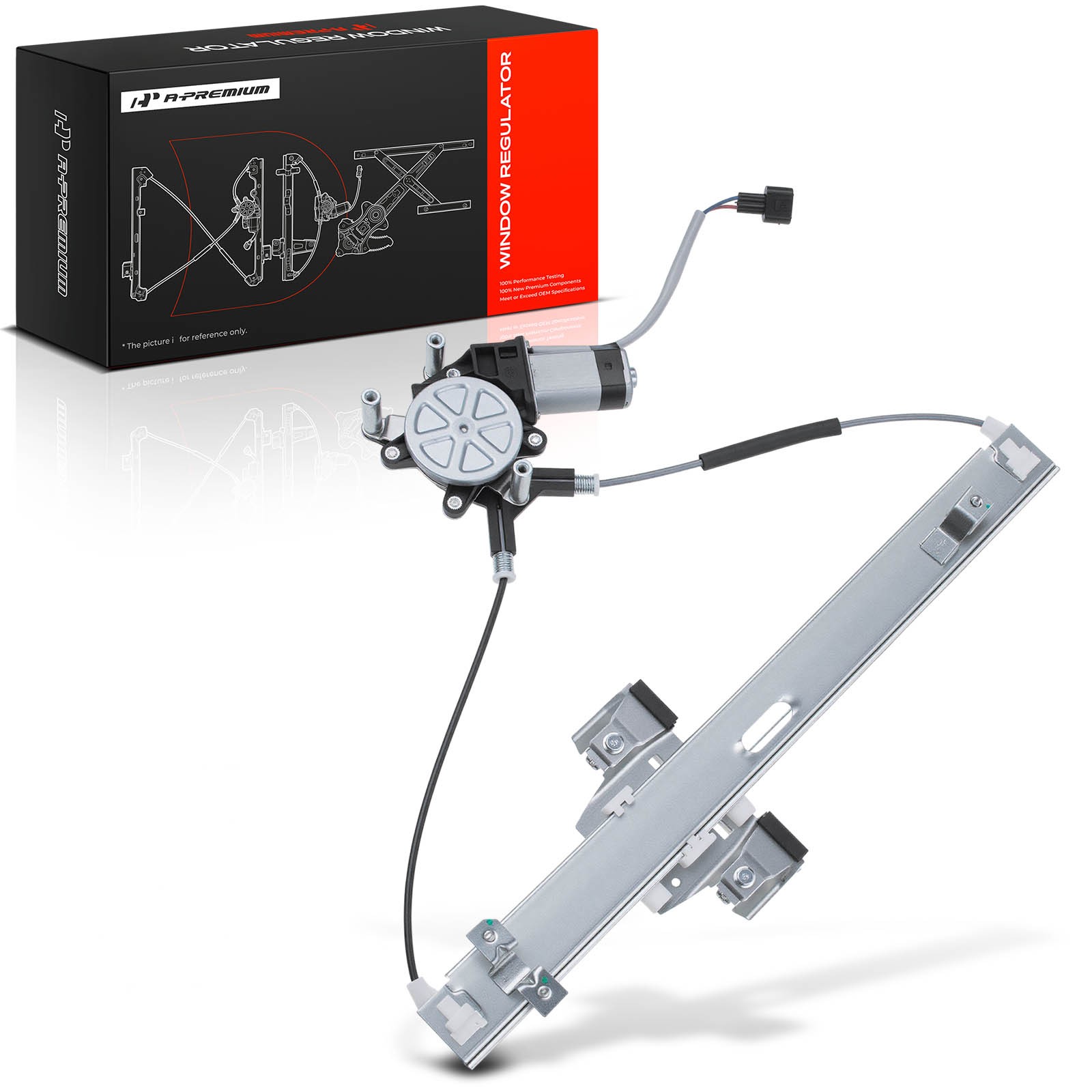 A-Premium Front Right Side Power Window Regulator w/ Motor for Dodge Dakota 2011