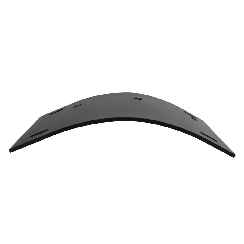 Motorcycle Curved Vertical Side Mount License Plate Bracket For Harley Black