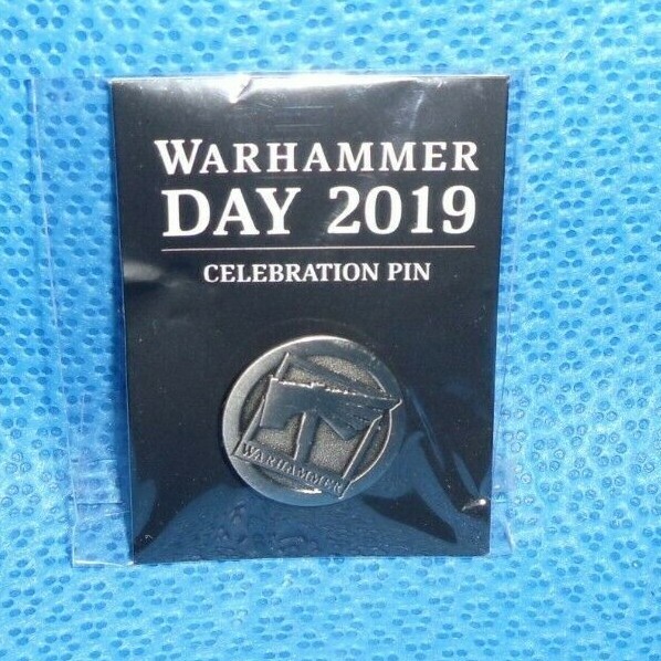 Warhammer Day 2019 Celebration Pin - Games Workshop Promo
