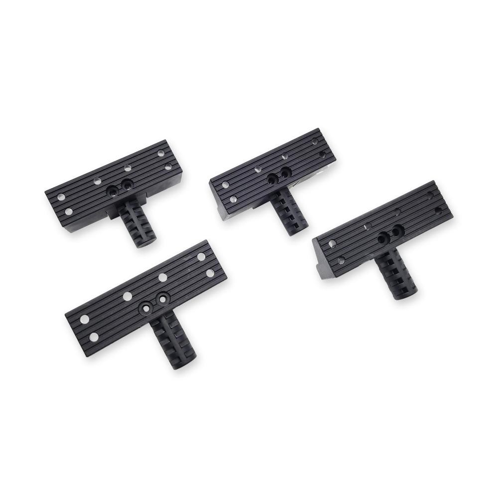 Taytools Low Profile 1/2” Workbench Bench Dogs with 1-1/4” Tall x 4“ Wide Jaw Ex