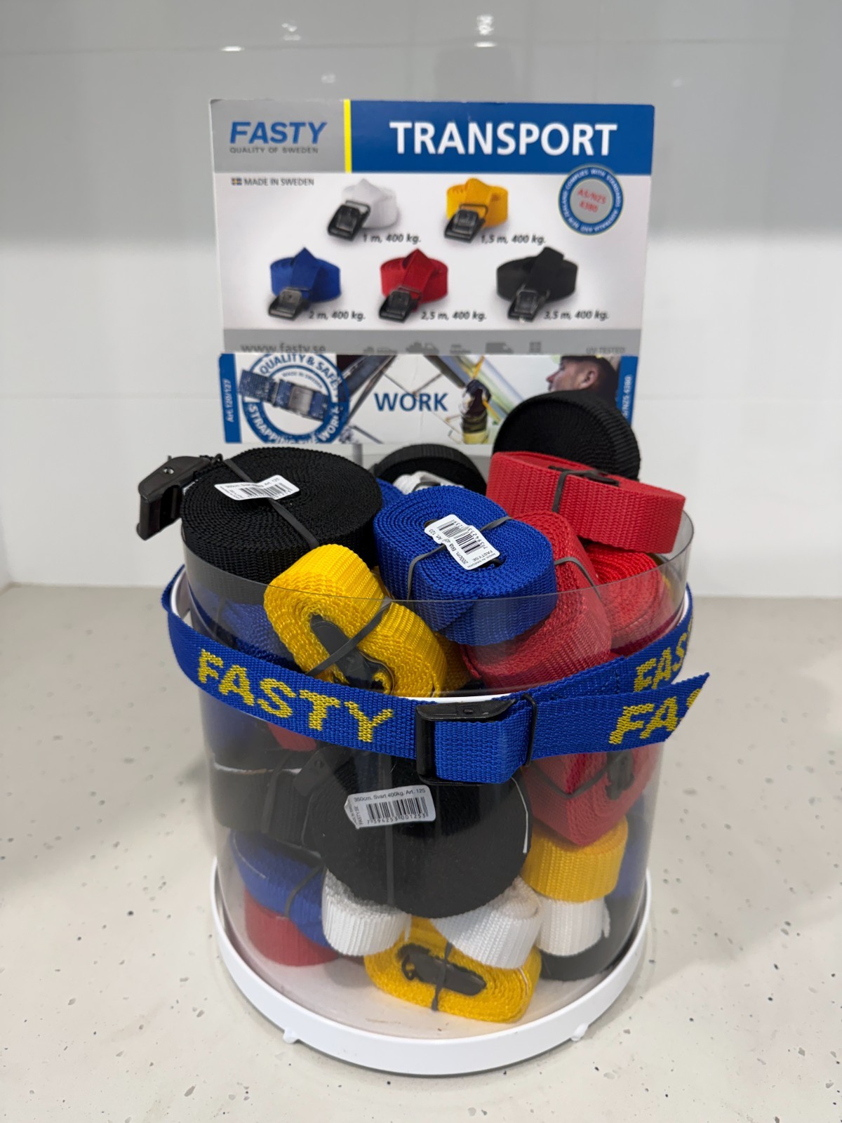 Fasty Transport Polypropylene lashing straps 1m 1.5m 2m 2.5m 3.5m 400kg BNWT
