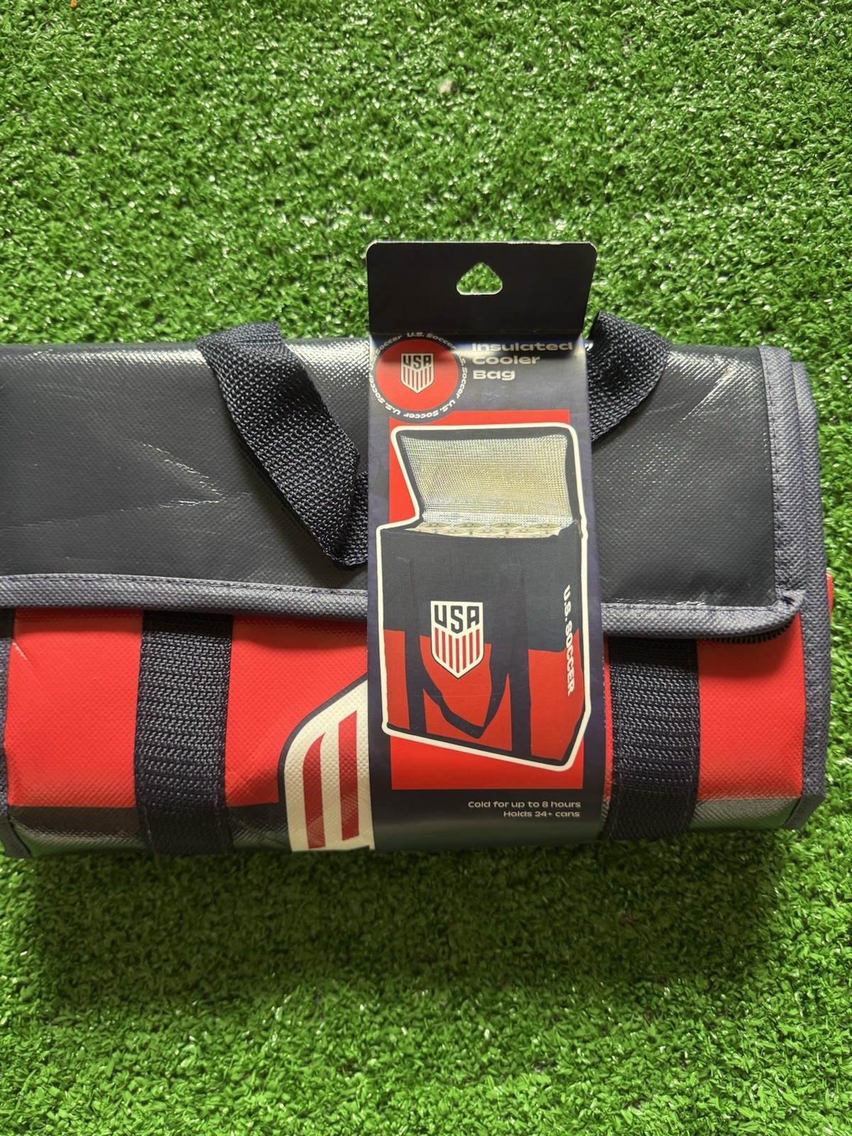 USA Soccer Federation 24-Can Insulated Cooler Bag by Logo Brands World Cup NWT