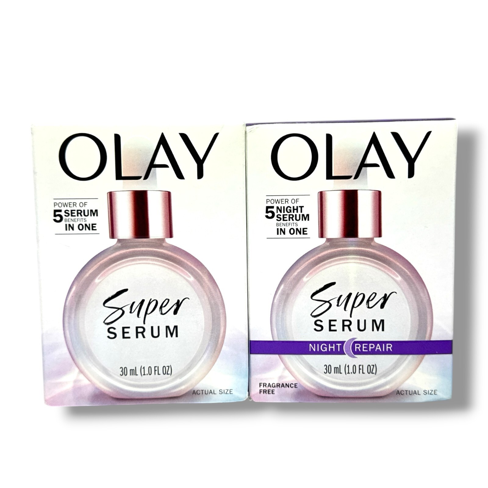 Olay Super Serum/Super Serum Night Repair Lot of 2 30ml/1.0fl.oz. New In Box
