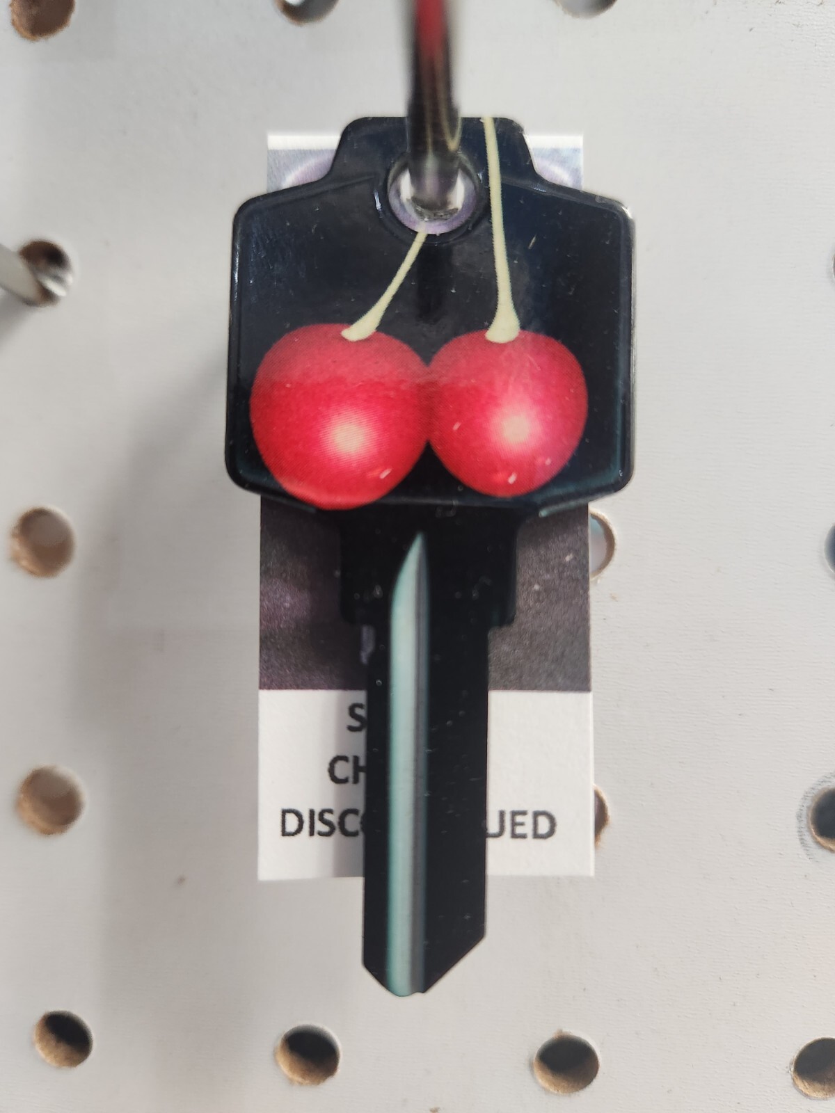 CHERRY PRINTED SCHLAGE SC1 KEYBLANK (DISCONTINUED) - READ DETAILS BELOW