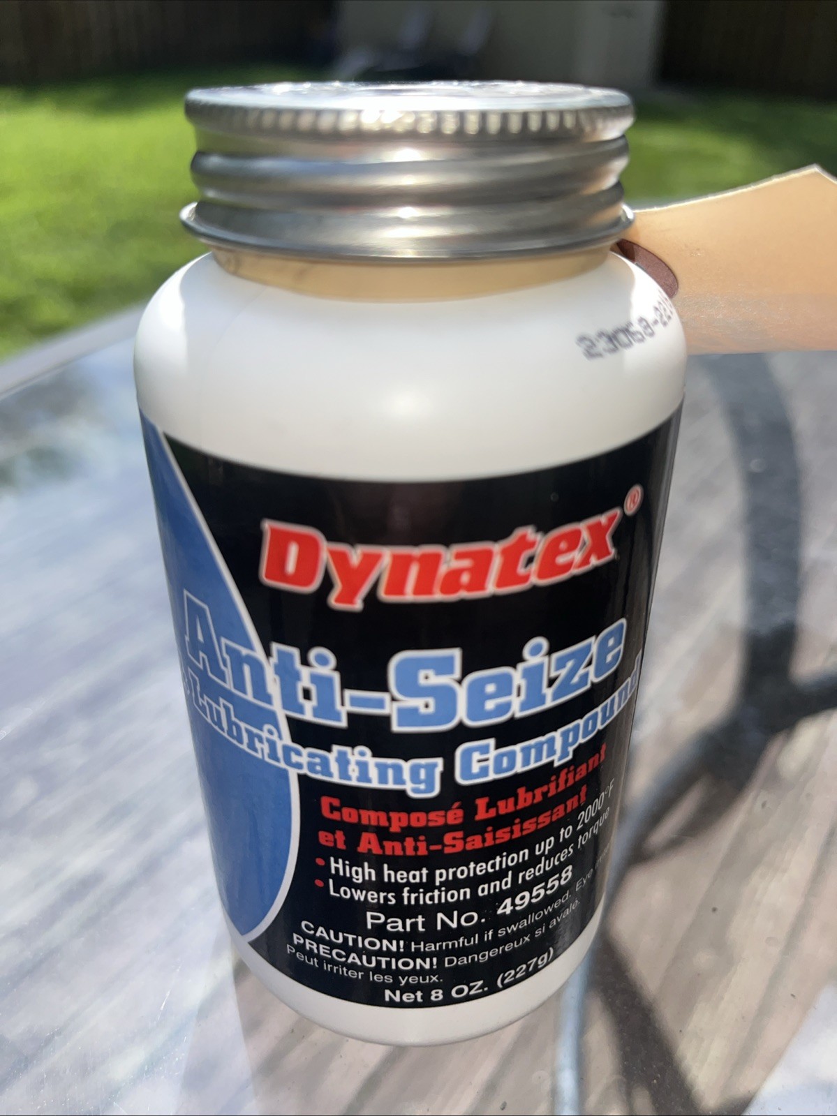 Dynatex Anti-Sieze and Lubricating Compound 8 oz Bottle NEW Sealed