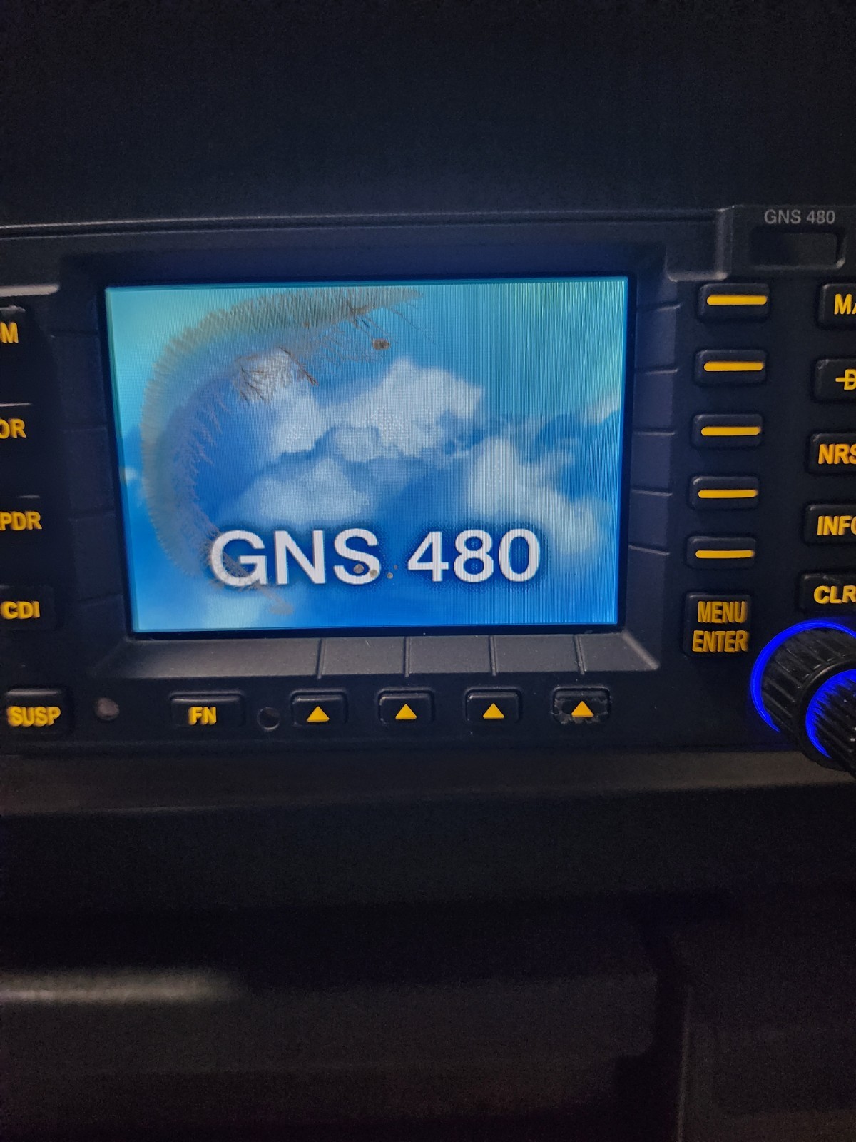 Garmin GNS 480 GPS/COM/NAV - Part Number: 430-6100-800-002
