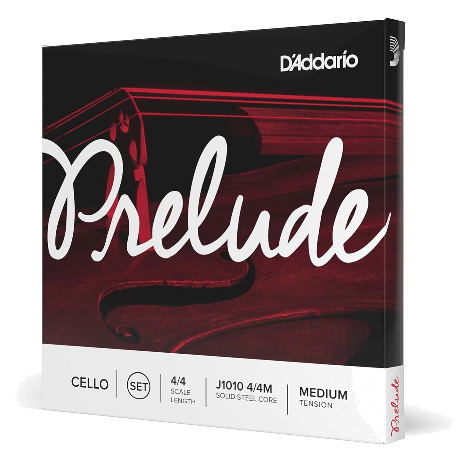 D'Addario J1010 Cello Strings - 4/4 Scale, Medium Tension