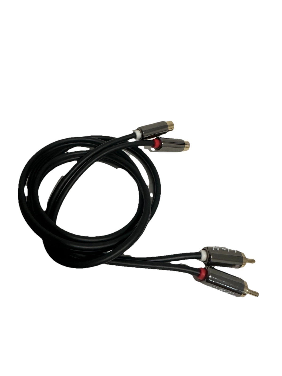 Gold Plated J&D 2 RCA Extension Cable Heavy 3 Feet