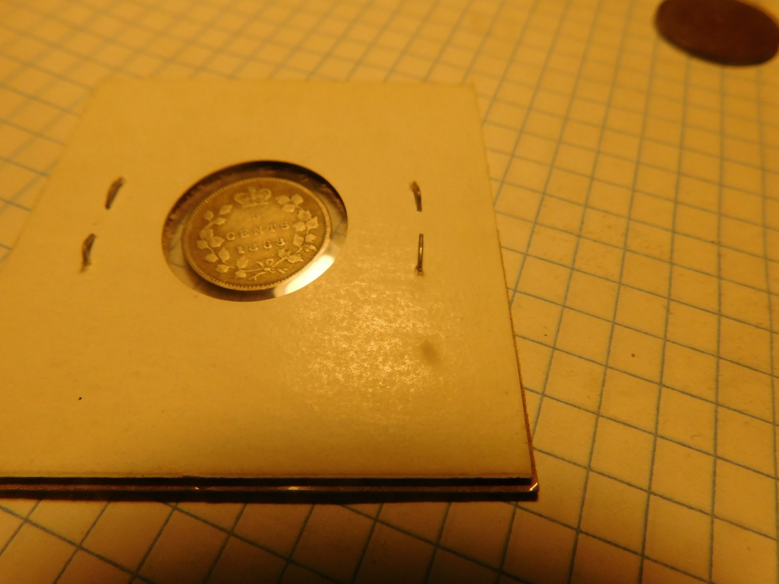 COIN CANADA 5 CENTS 1888 SILVER # 896