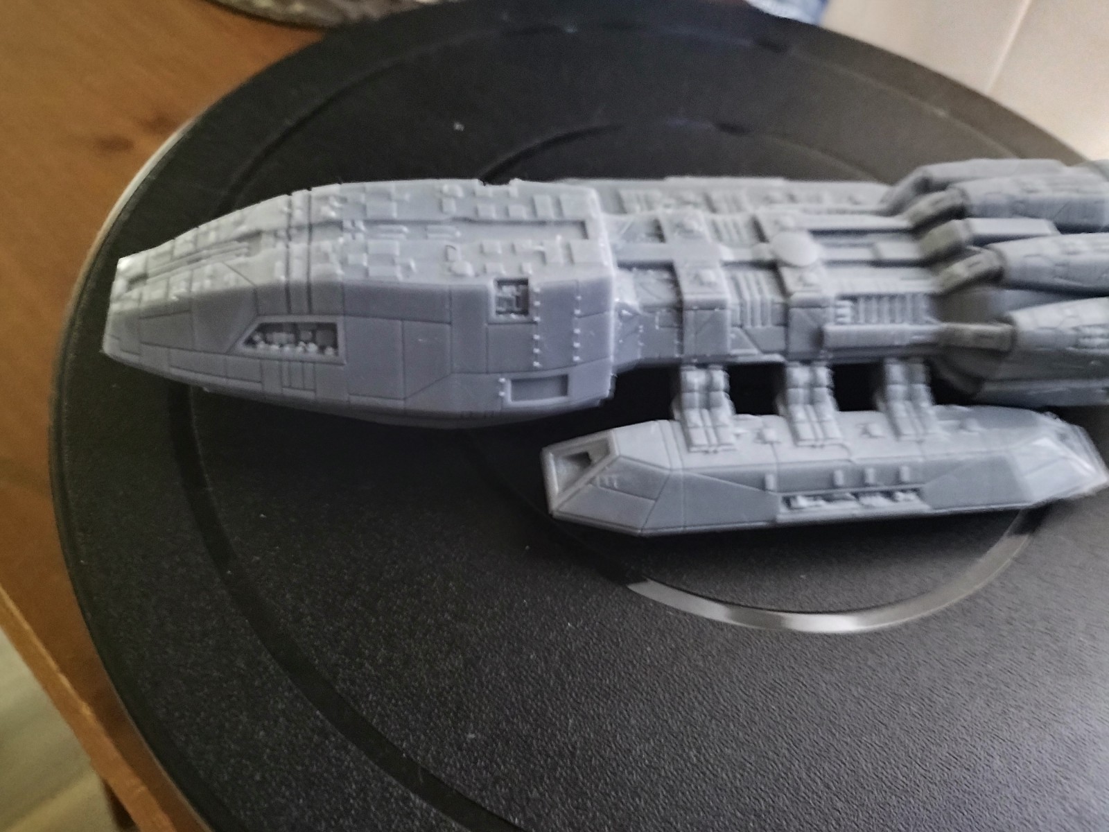 Battlestar Pegasus 3D Resin Print 8.75 " In Length