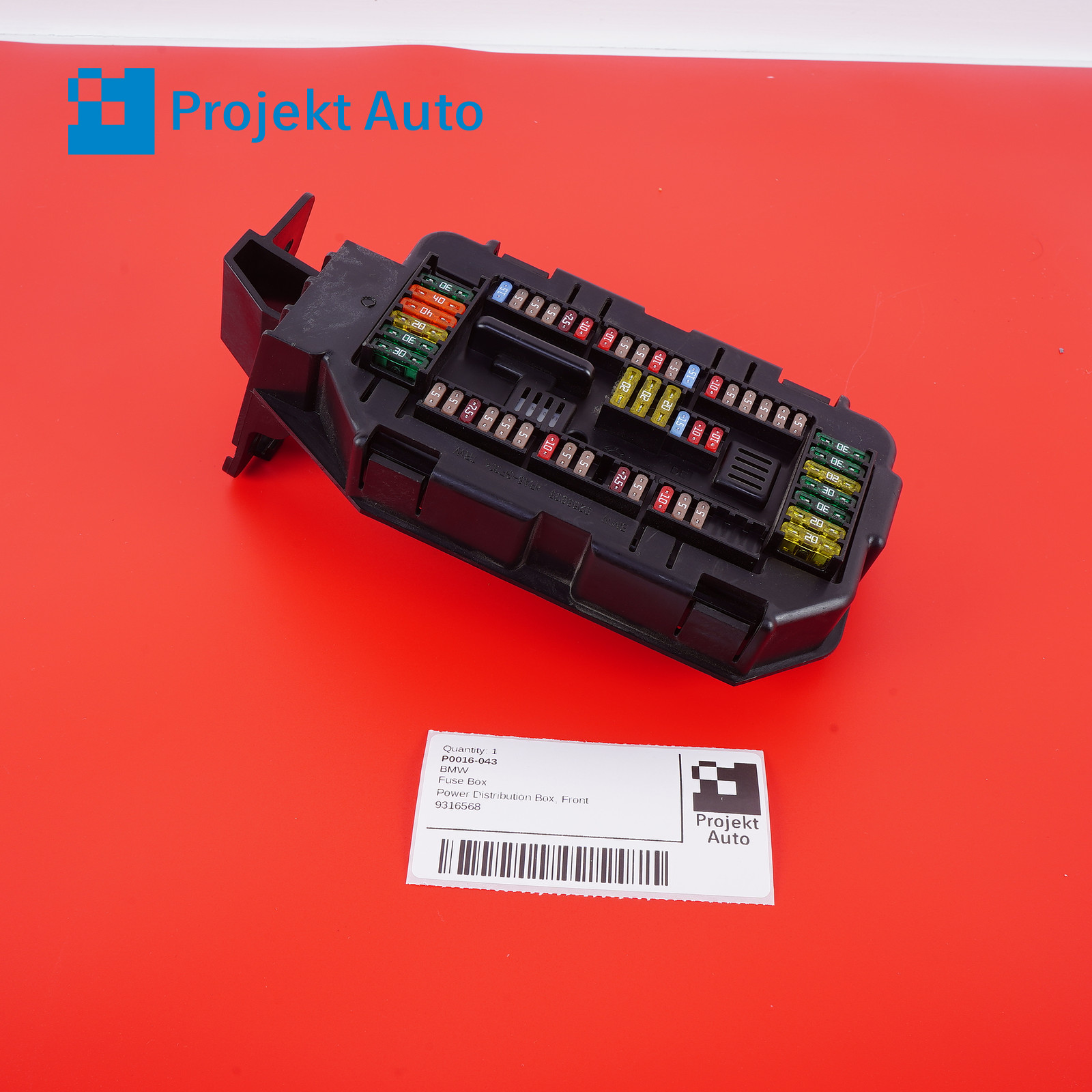 12-21 OEM BMW Front Fuse Box X5M 9316568 F15 F85 F30 F80 F22 F32 F82 F87 F36