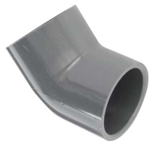 Spears 87-020 2 INCH Diameter, 45 Degree, Fitting Elbow, NSF-PW, PVCI, 2 Inch 1