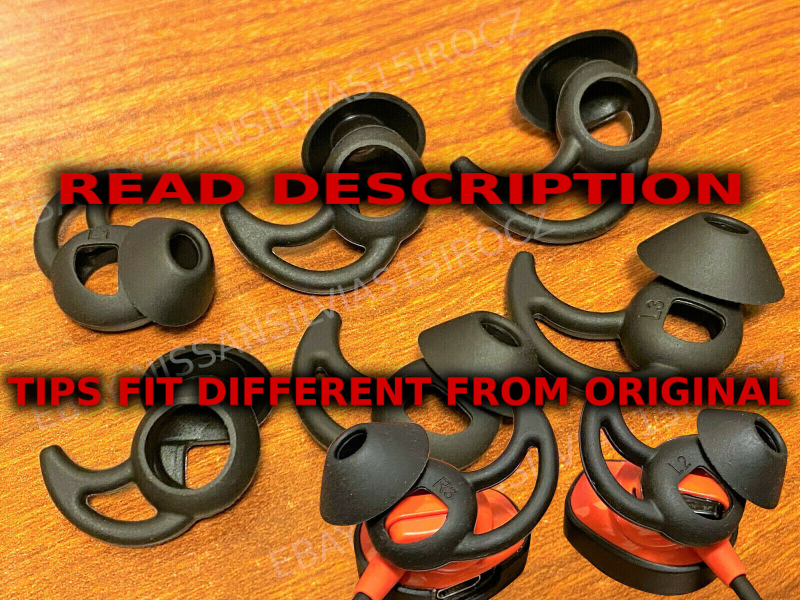 READ DESC. - Silicone Ear Tips For Bose Soundsport Pulse Headphones - READ DESC.
