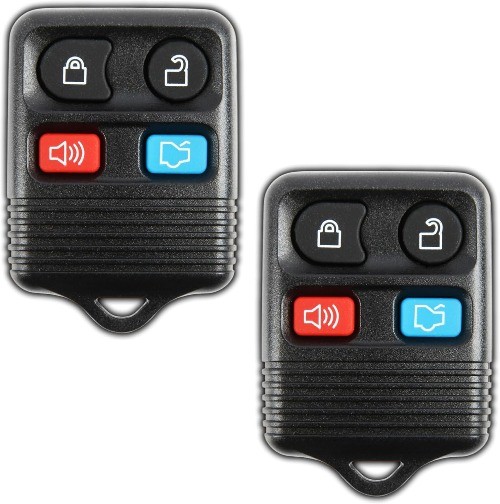 Replacement Keyless Entry Remote Control Key Fob Clic Size: 2-PackColor: Black