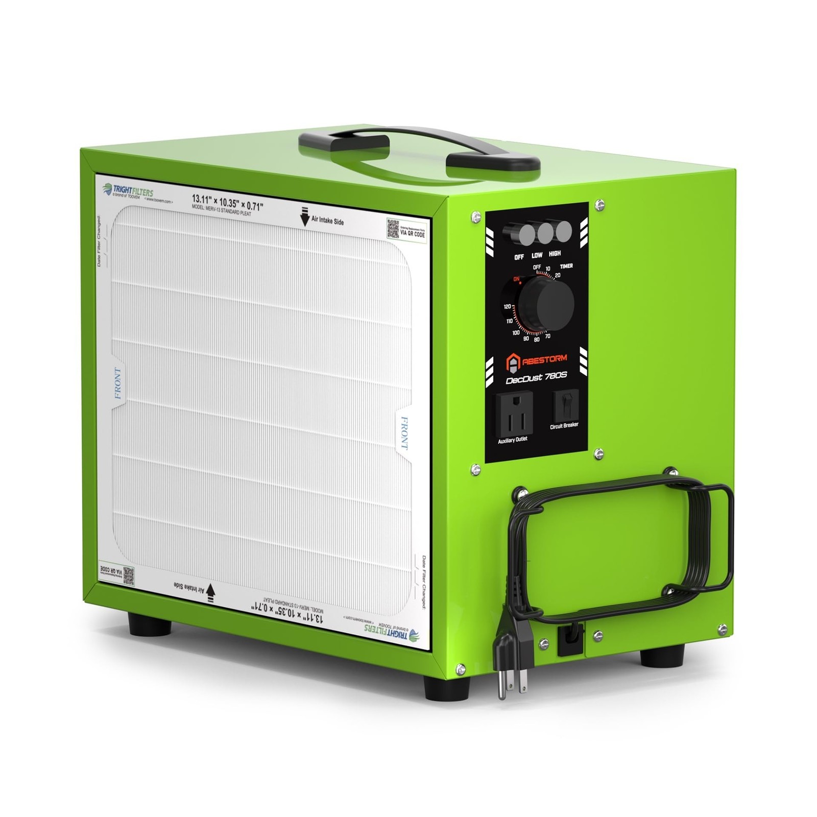 Abestorm Tabletop Dust Collector for Woodworking, Portable Intake Air Filtrat...