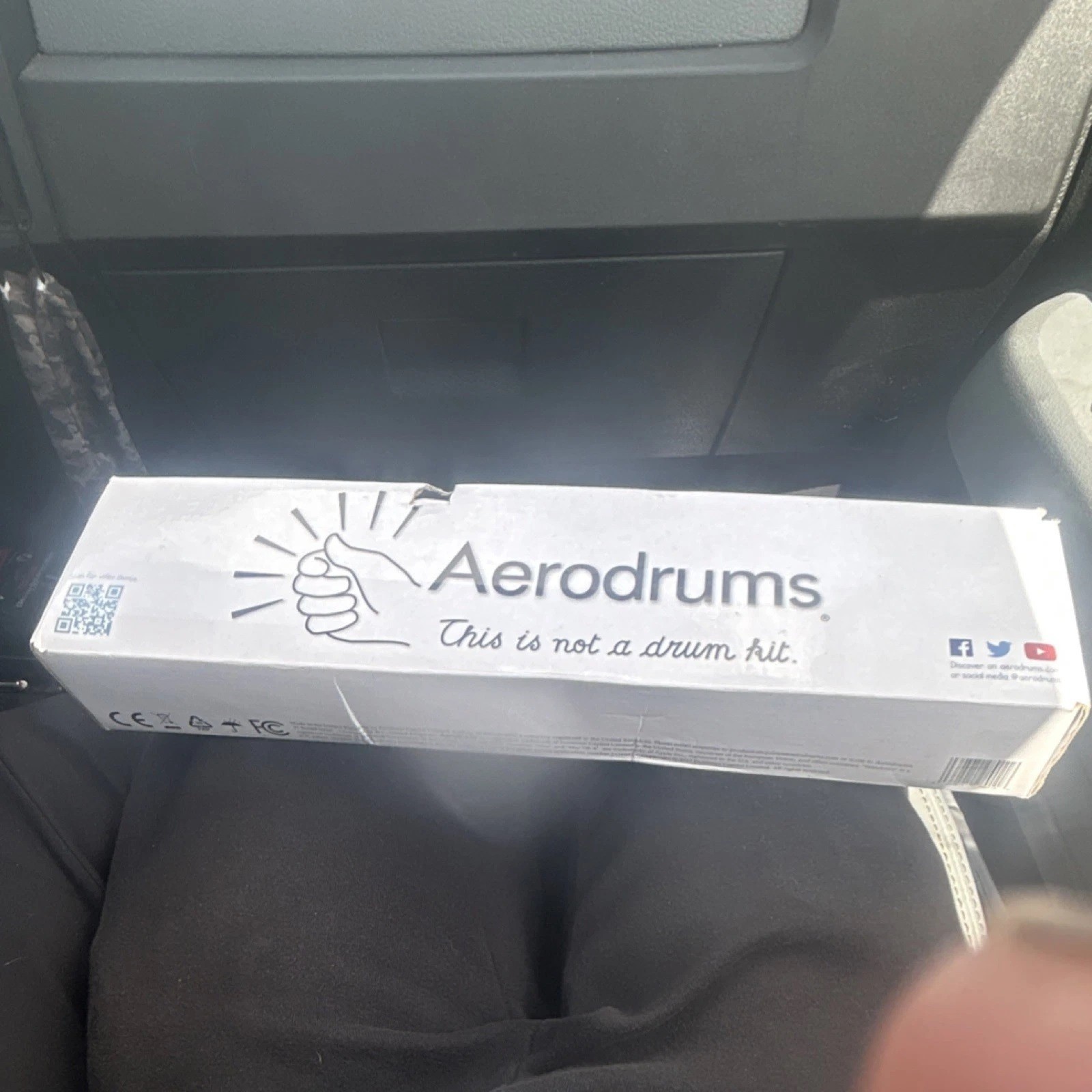 Aerodrums Digital Drum Pad Kit Aerodrums Model with Drum Sticks