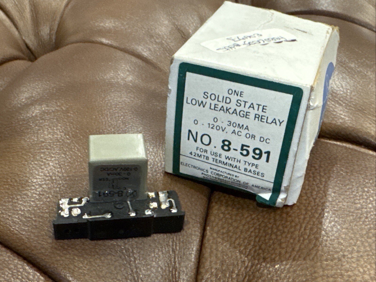 NEW Electronics Corporation 8-591 Solid State Low Leakage Relay FAST SHIPPING