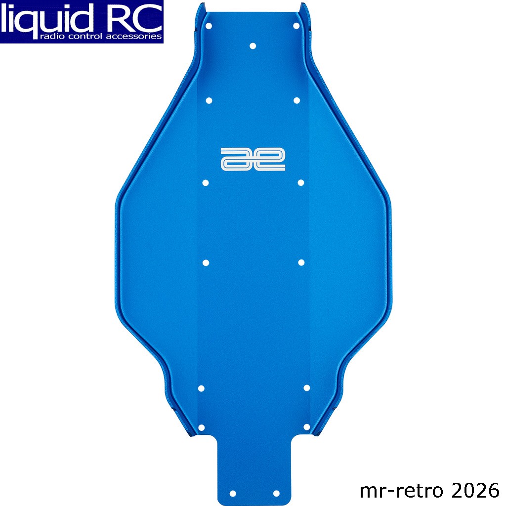 Associated 91230 RB10 Retro Chassis Blue